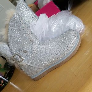Rhinestone  Boots